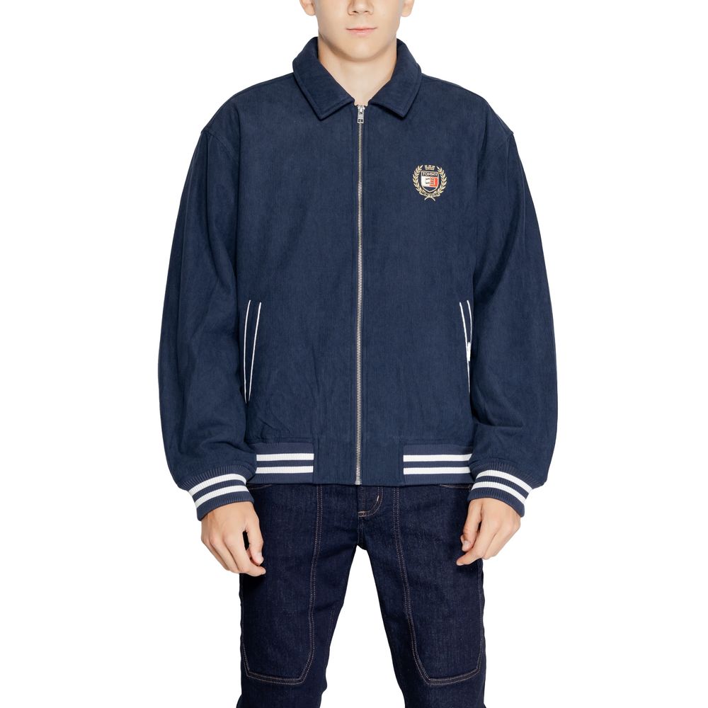 Μπουφάν Tommy Hilfiger Jeans Blue από ανακυκλωμένο πολυεστέρα