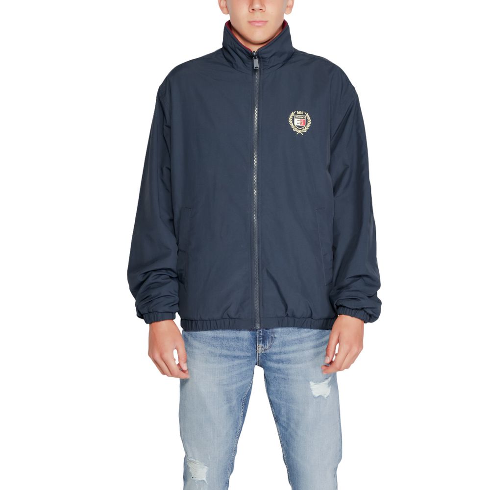 Μπουφάν Tommy Hilfiger Jeans Blue από ανακυκλωμένο πολυεστέρα