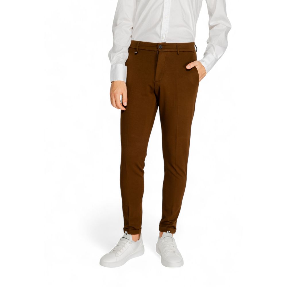 Antony Morato Brown Viscose Jeans &amp; Pant