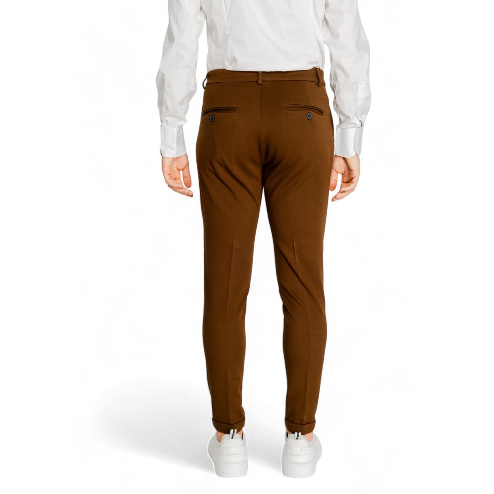 Antony Morato Brown Viscose Jeans &amp; Pant