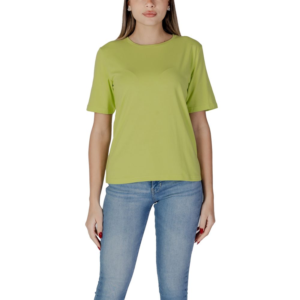 B.Young Green Cotton Tops &amp; T-Shirt