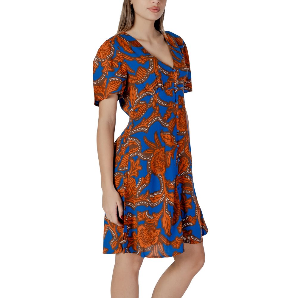B.Young Blue Viscose Φόρεμα