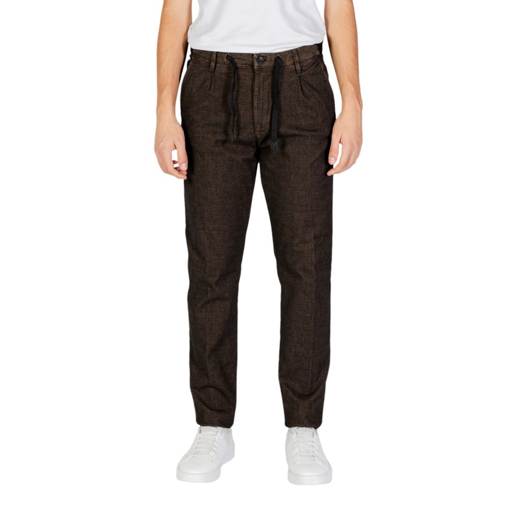 Hamaki-Ho Grey Cotton Jeans &amp; Pant
