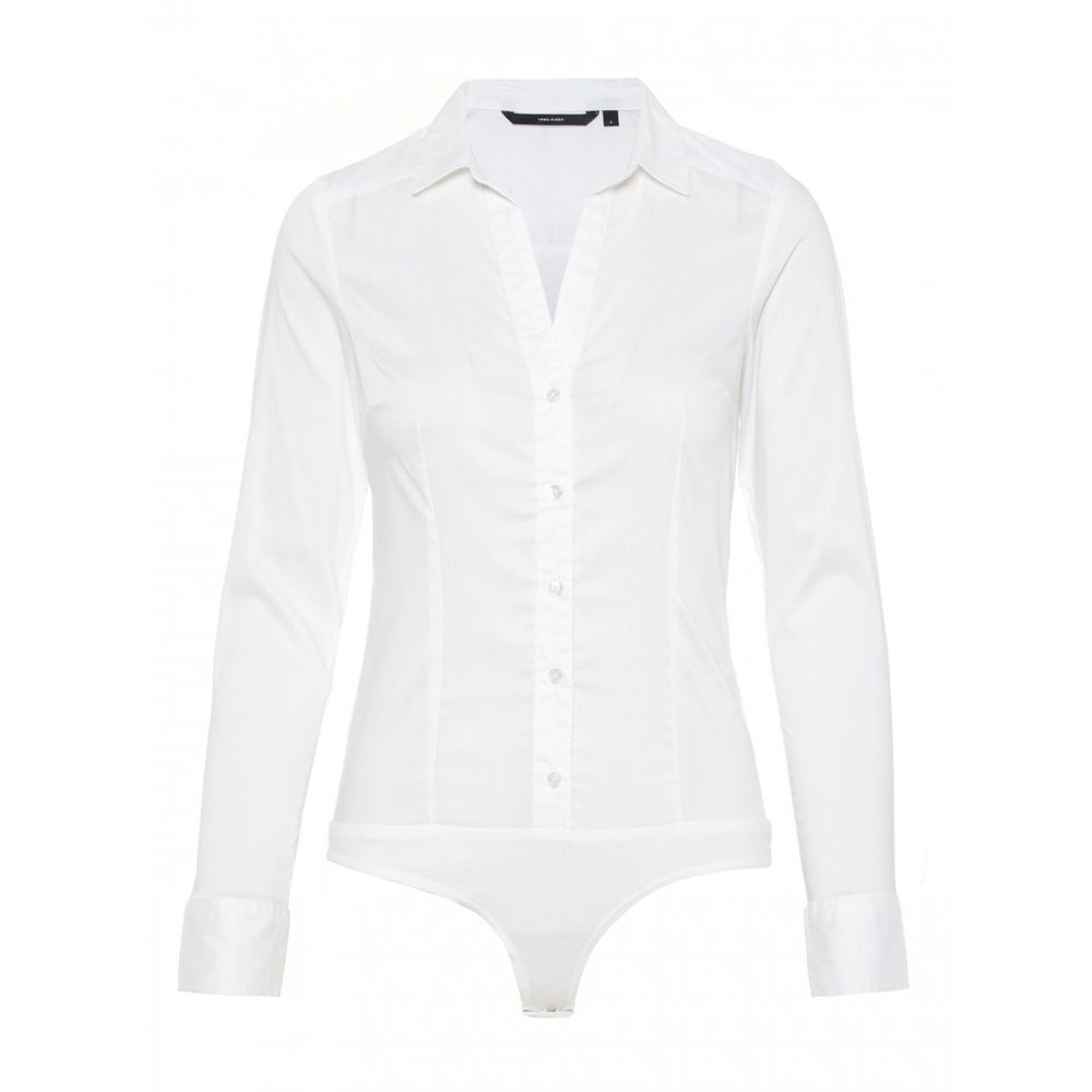 Βαμβακερά μπλουζάκια και μπλουζάκια Vero Moda Cream