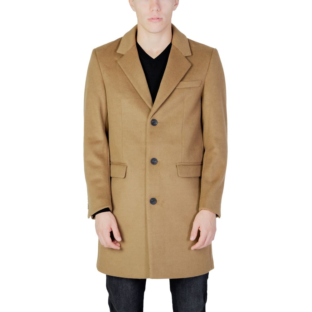 Μπουφάν Antony Morato Beige Polyester