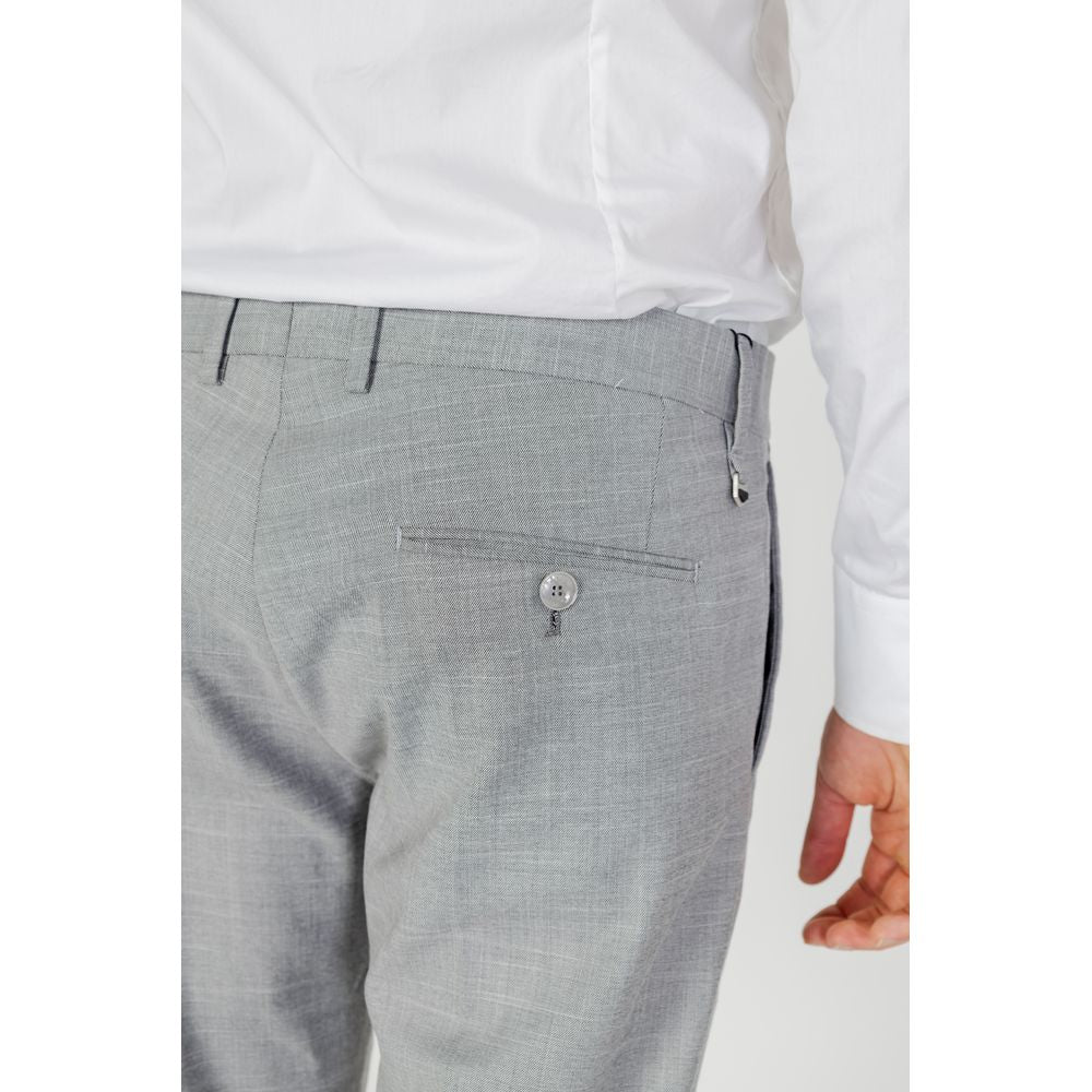 Antony Morato Grey Polyester Jeans &amp; Pant