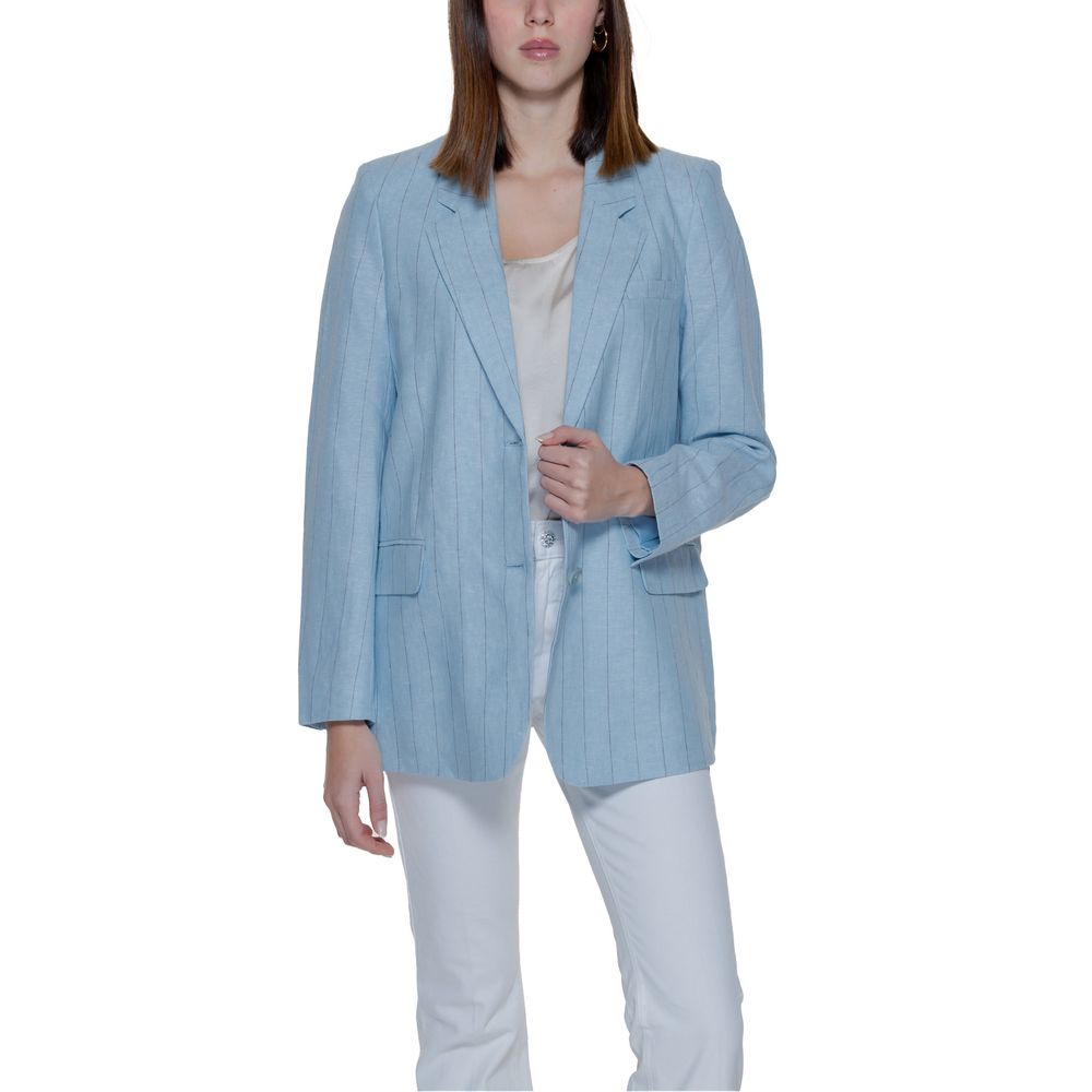 Vero Moda Light Blue Linen Suits &amp; Blazer