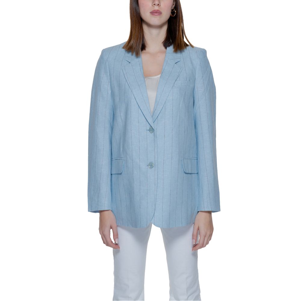 Vero Moda Light Blue Linen Suits &amp; Blazer