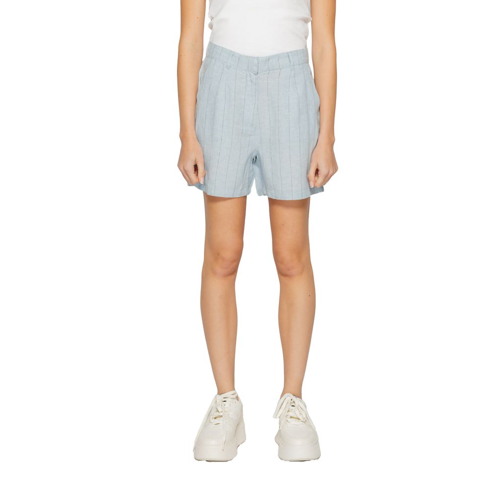 Κοντό λινό Vero Moda Light Blue