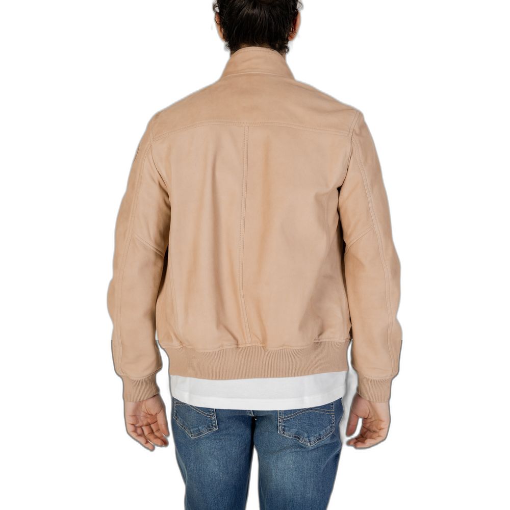 Δερμάτινο μπουφάν Blauer Beige