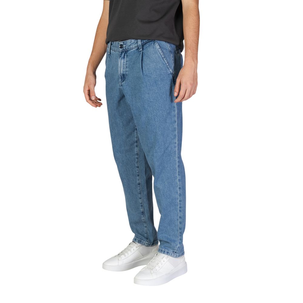 Τζιν και παντελόνι Jack Jones Blue Cotton