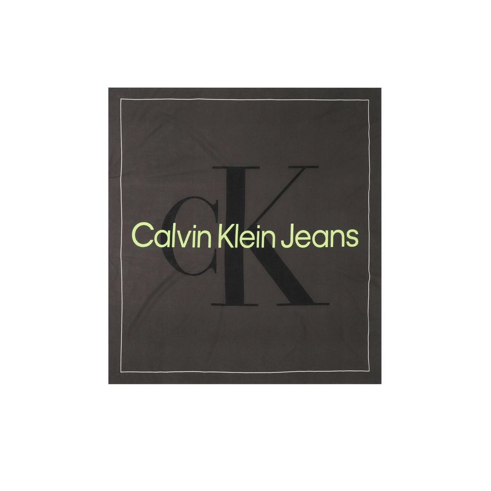 Calvin Klein Μαύρο Φουλάρι από οργανικό βαμβάκι
