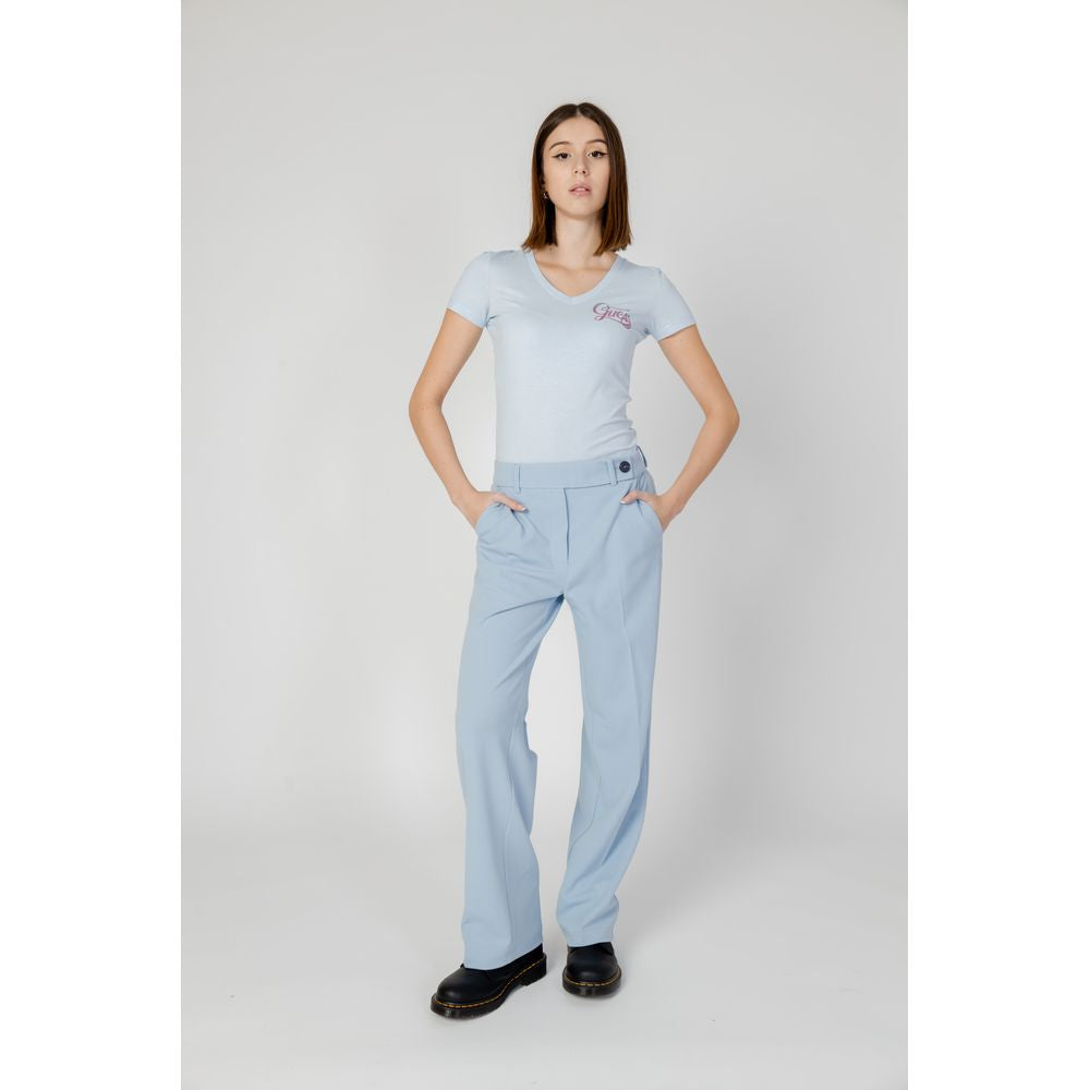 Μόνο Blue Polyester Jeans &amp; Pant