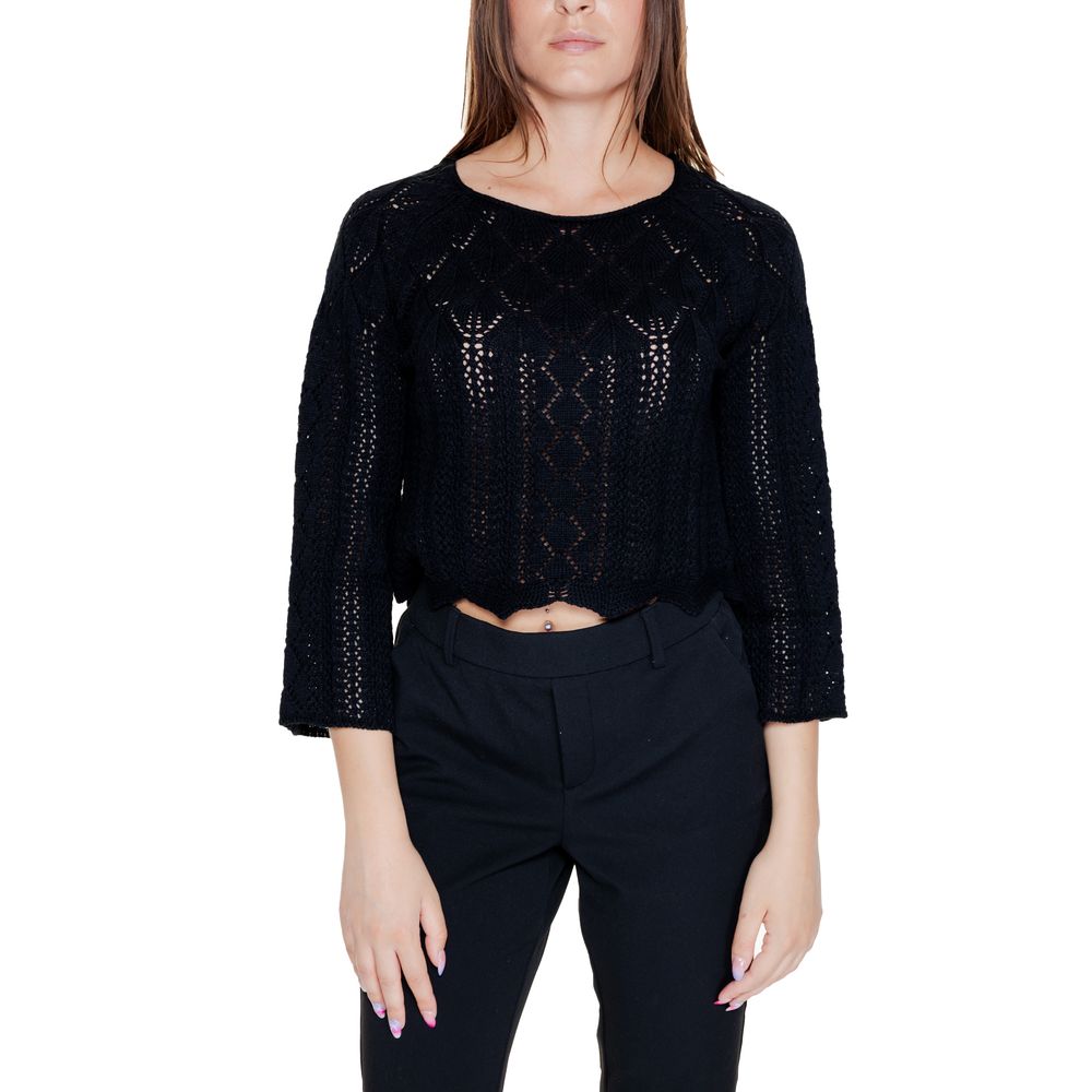 Vero Moda Μαύρα βαμβακερά μπλουζάκια και μπλουζάκια