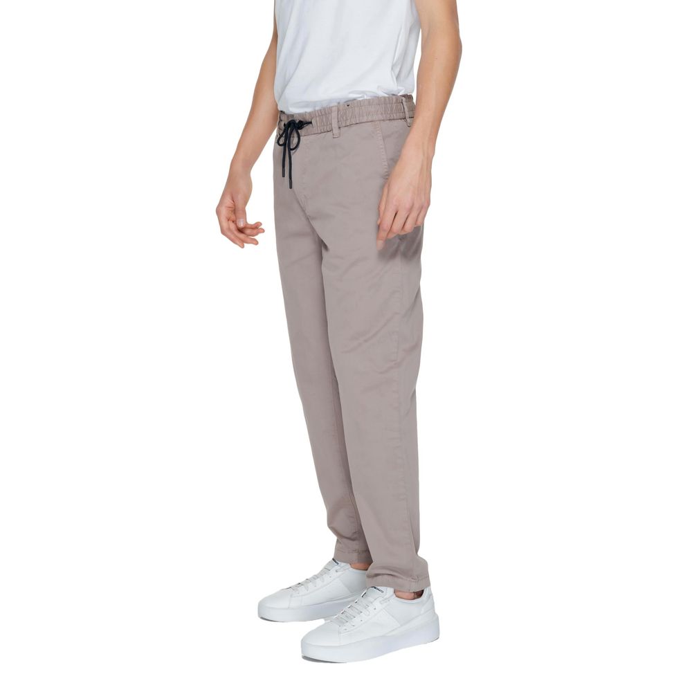 Hugo Boss Brown Cotton Jeans &amp; Pant