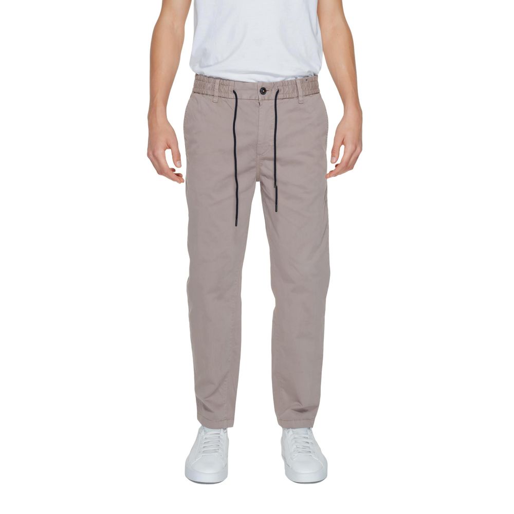 Hugo Boss Brown Cotton Jeans &amp; Pant
