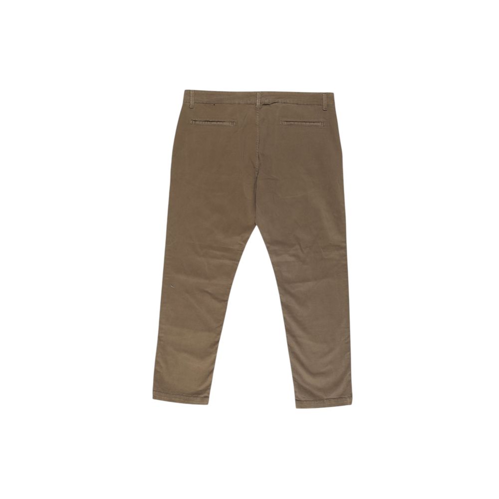 Lyle &amp; Scott Beige Cotton Jeans &amp; Pant