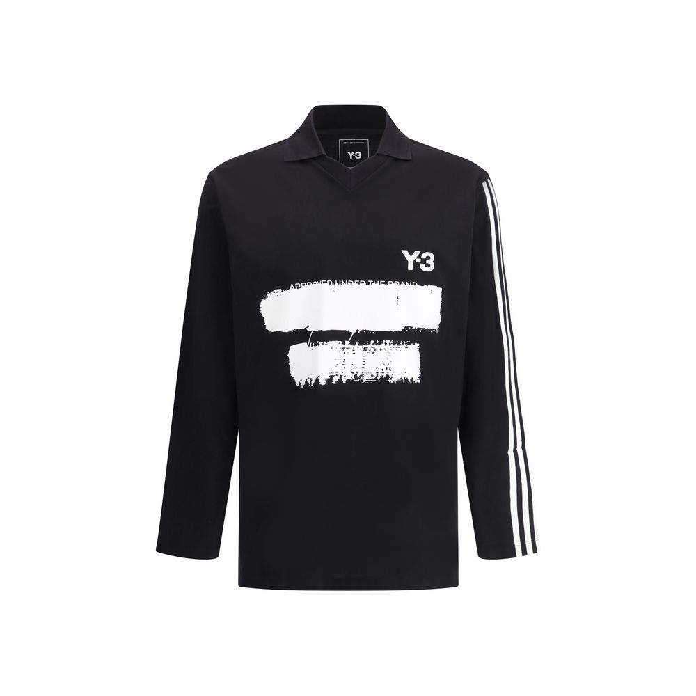 Y-3 Μακρυμάνικο Τζέρσεϊ με εμβληματικές μπάντες
