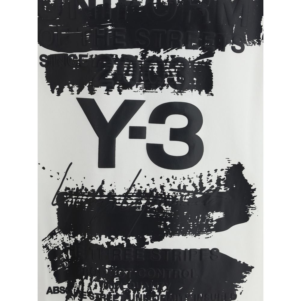 T-shirt Y-3 με μάξι στάμπα