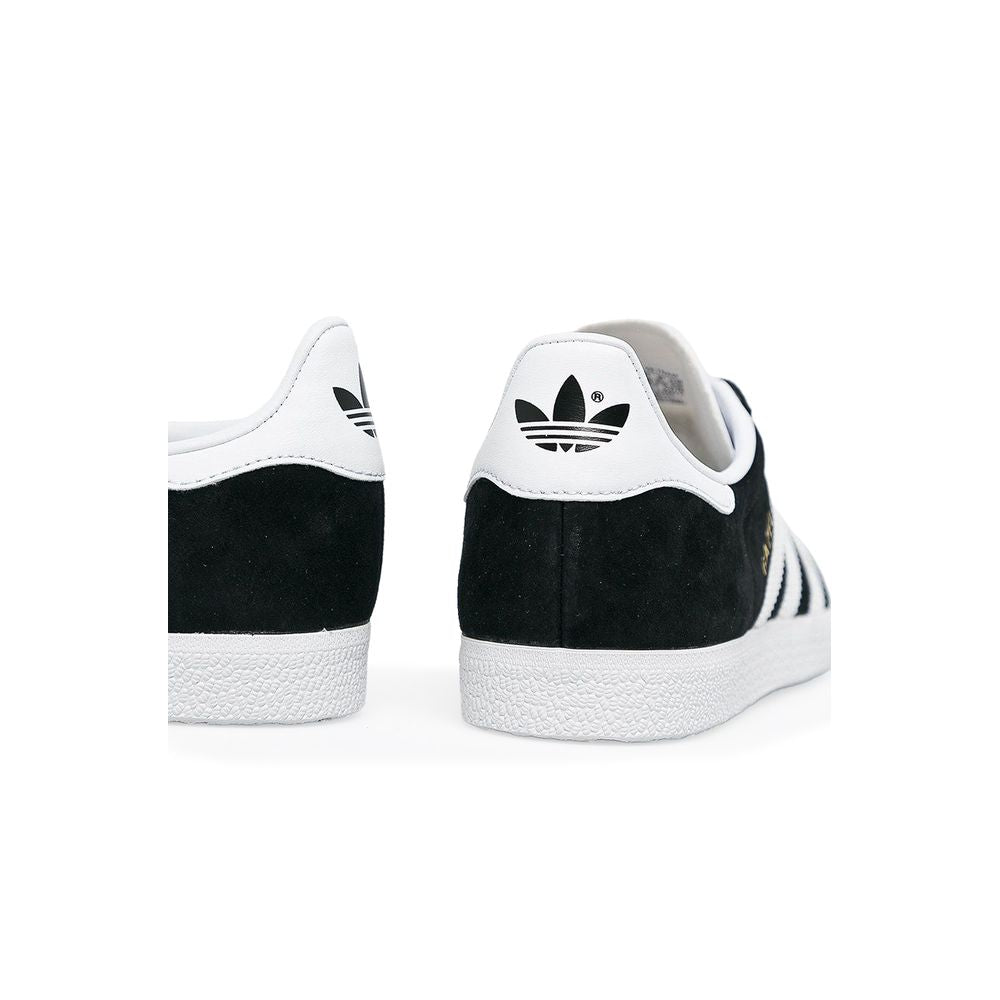 Μαύρα δερμάτινα αθλητικά παπούτσια Adidas