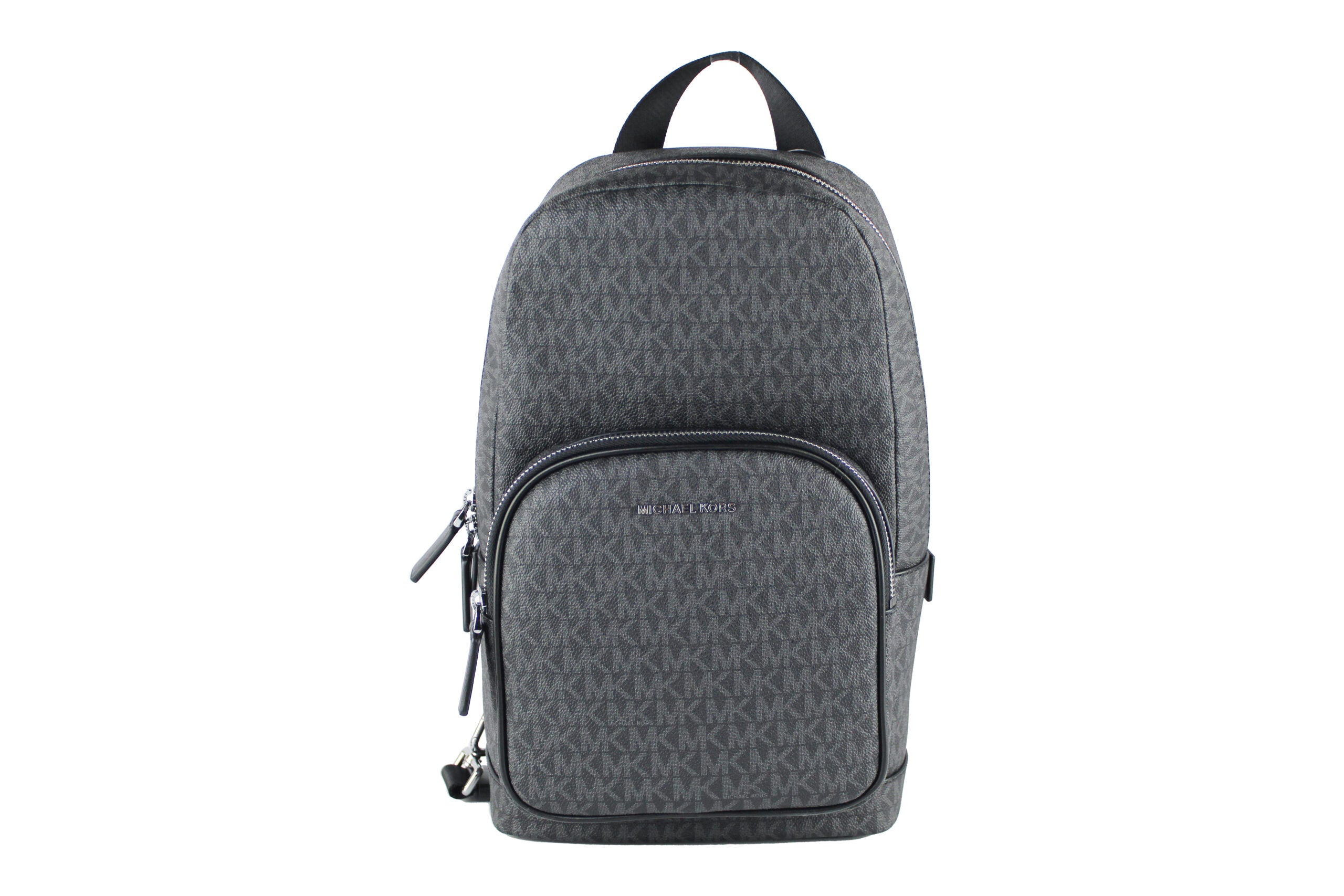 Τσάντα πλάτης Michael Kors Cooper Medium Black Signature PVC Sling