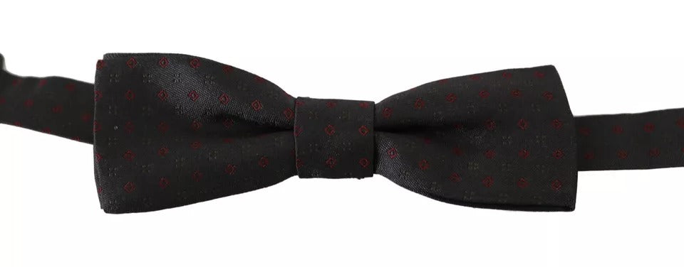Ρυθμιζόμενο παπιγιόν στο λαιμό Dolce &amp; Gabbana με κουκκίδες από μετάξι