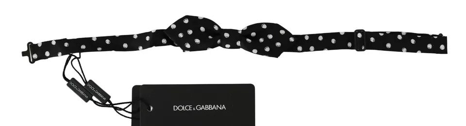Ρυθμιζόμενο παπιγιόν στο λαιμό Dolce &amp; Gabbana Μαύρο Πουά