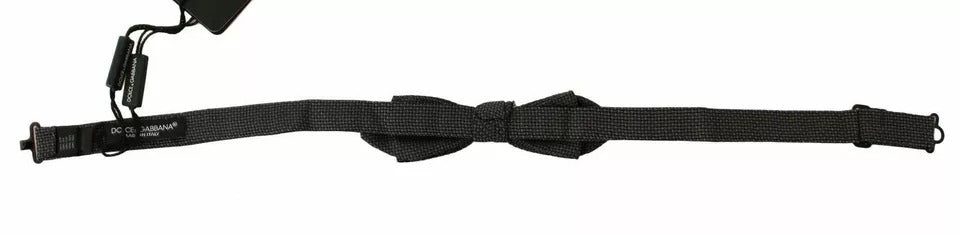 Παπιγιόν με ρυθμιζόμενο λαιμό Dolce &amp; Gabbana με γκρι σχέδιο