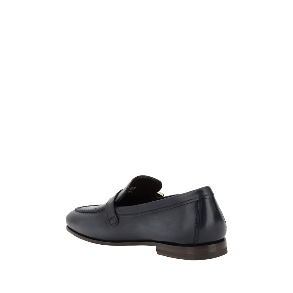 Santoni Loafers με μονή αγκράφα