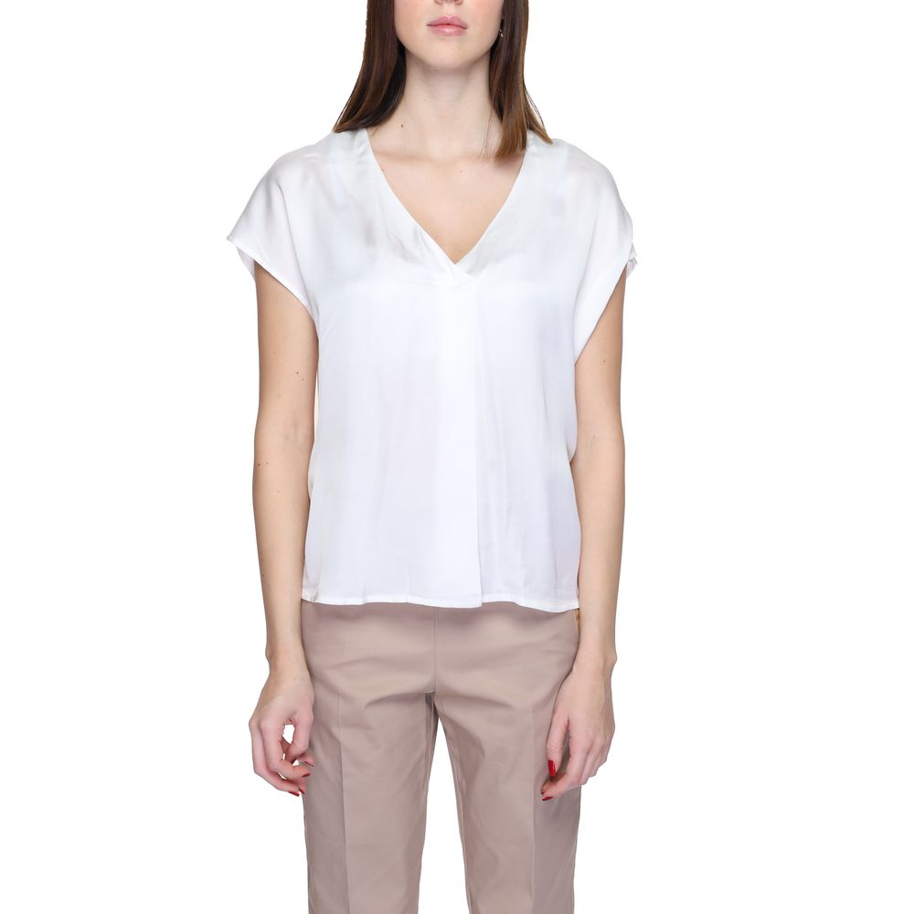 Rinascimento White Viscose Blouse
