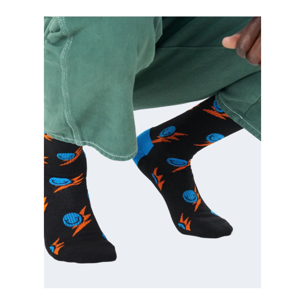 Happy Socks Μαύρη βαμβακερή κάλτσα
