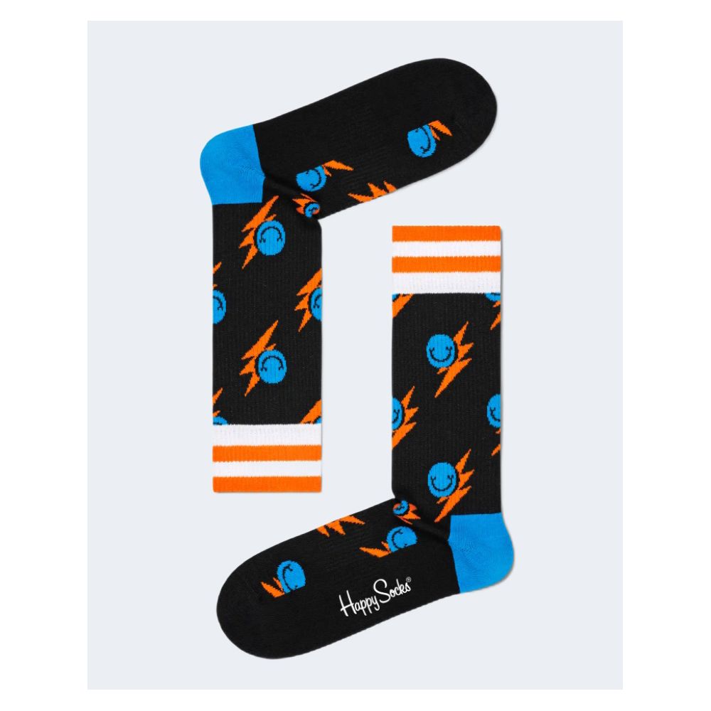 Happy Socks Μαύρη βαμβακερή κάλτσα