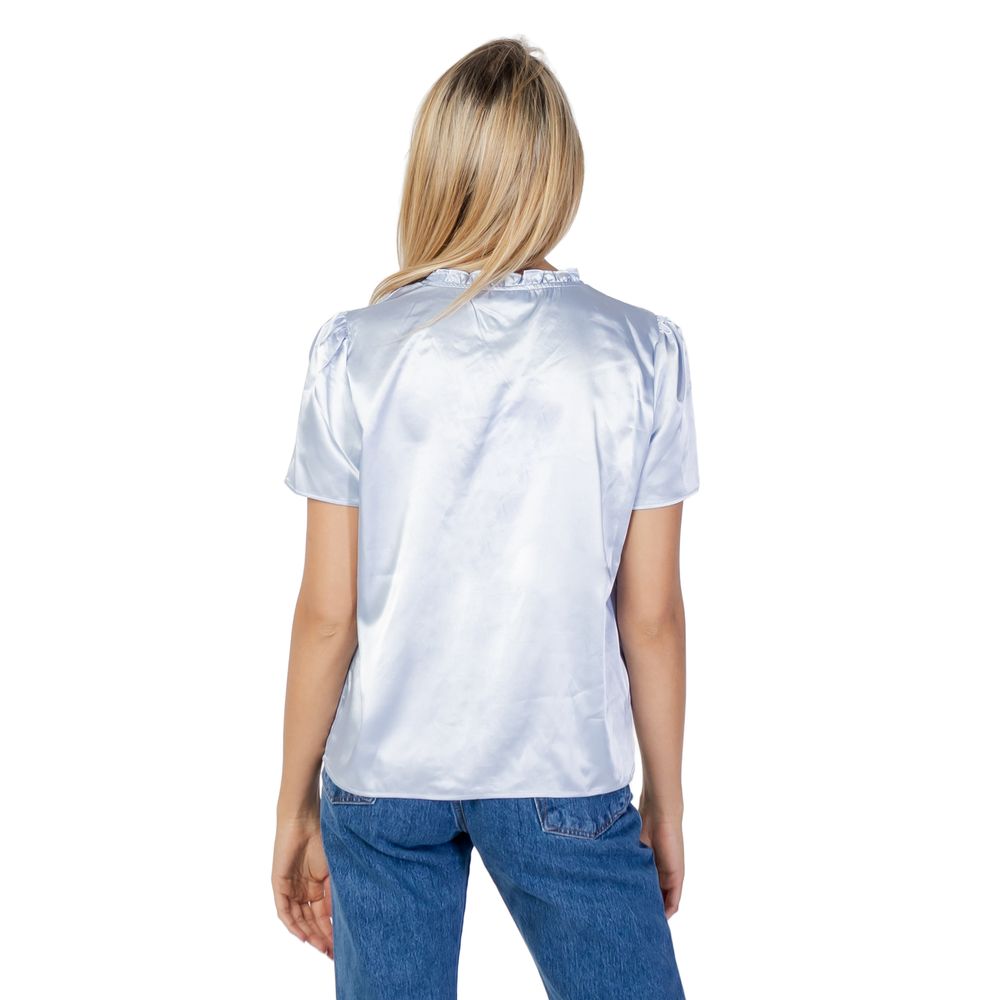 Πουκάμισο Vila Clothes Blue Polyester