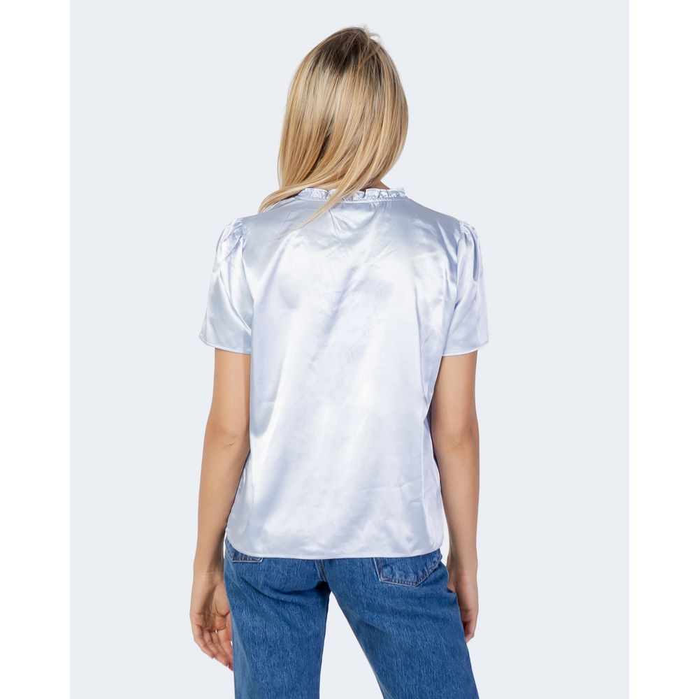 Πουκάμισο Vila Clothes Blue Polyester