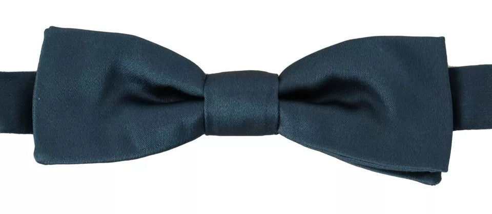 Ανδρικό παπιγιόν με ρυθμιζόμενο λαιμό Dolce &amp; Gabbana Blue 100% Silk