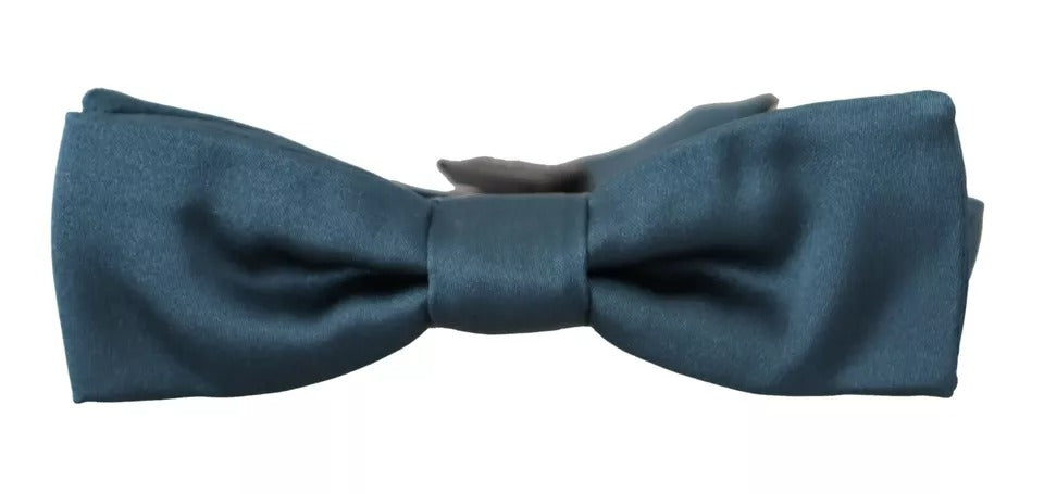 Ανδρικό παπιγιόν με ρυθμιζόμενο λαιμό Dolce &amp; Gabbana Blue 100% Silk