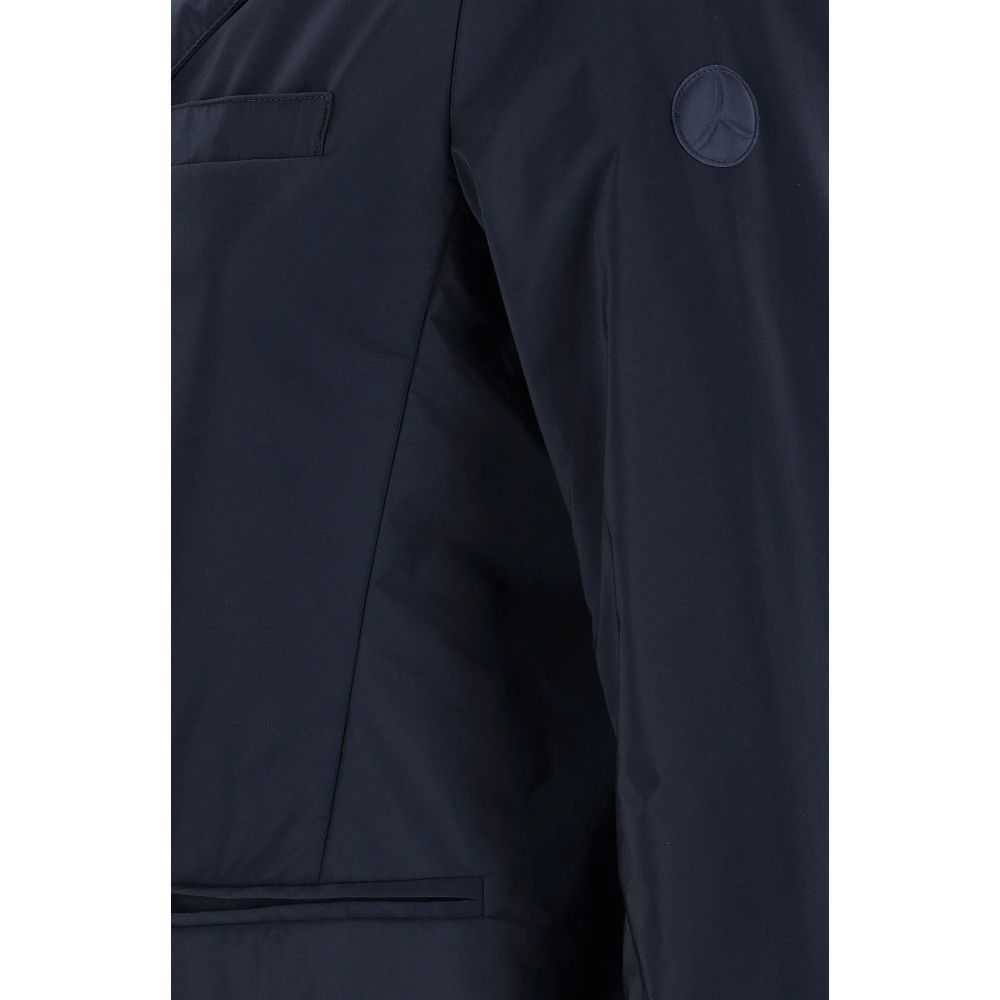 People Of Shibuya Blue Polyester Jackets &amp; Coat