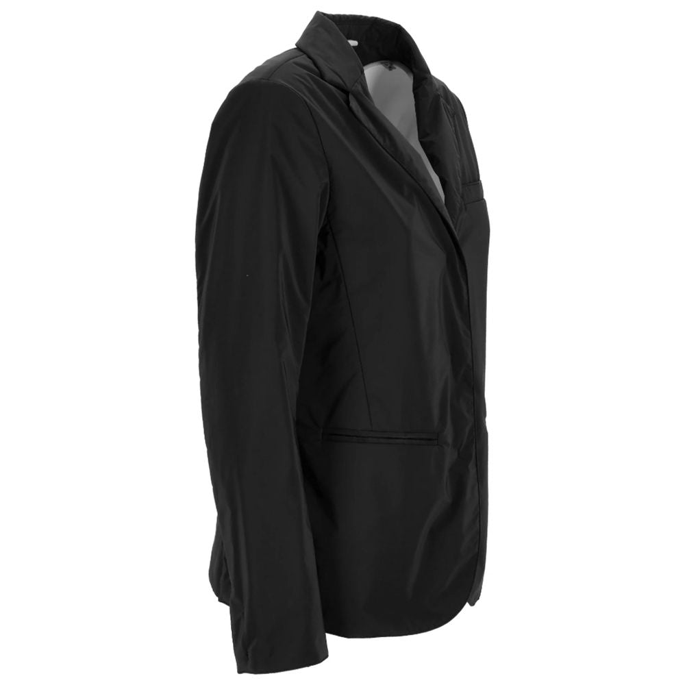 People Of Shibuya Black Polyester Jackets &amp; Coat