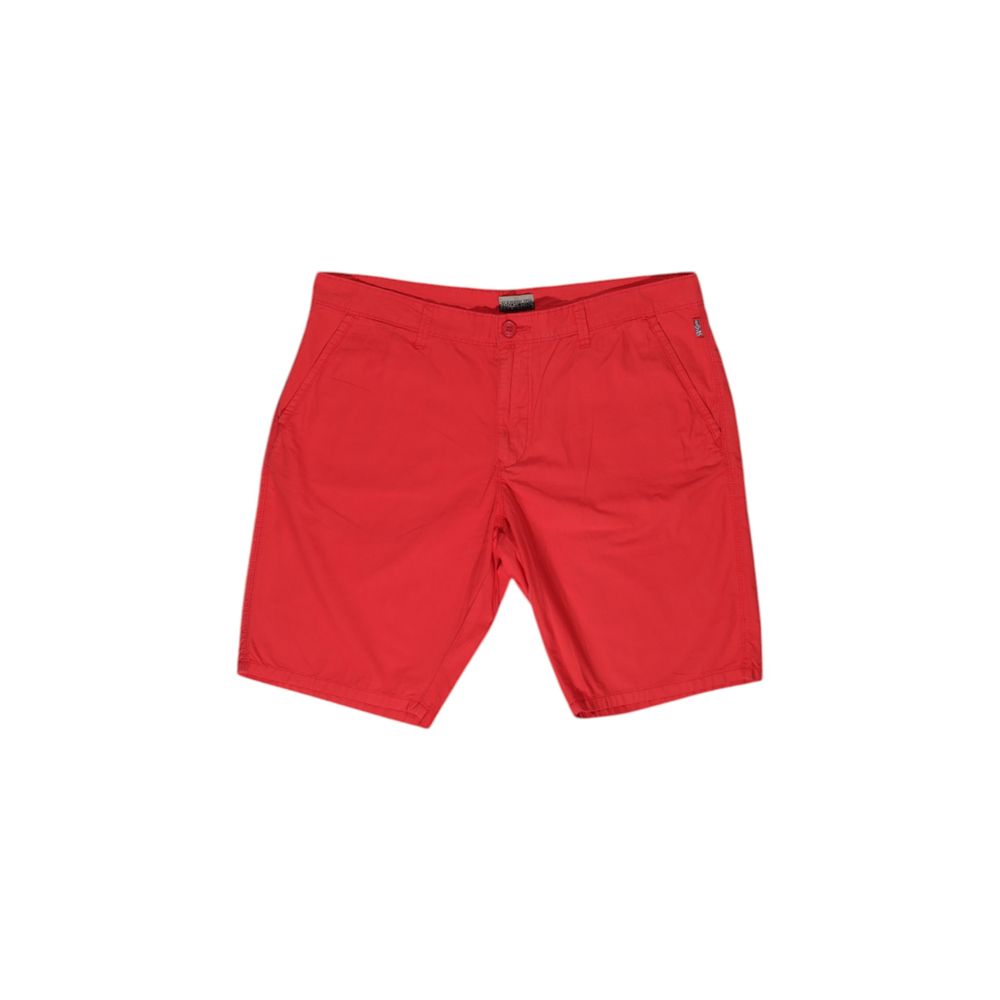 Napapijri Red Cotton Short