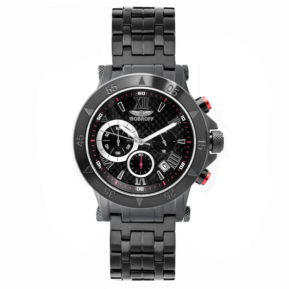 Ρολόι Bobroff Black Steel