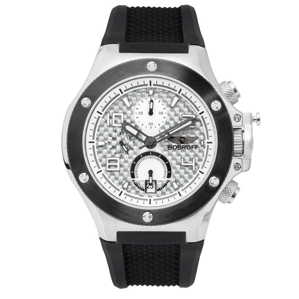 Ρολόι Bobroff Black Rubber