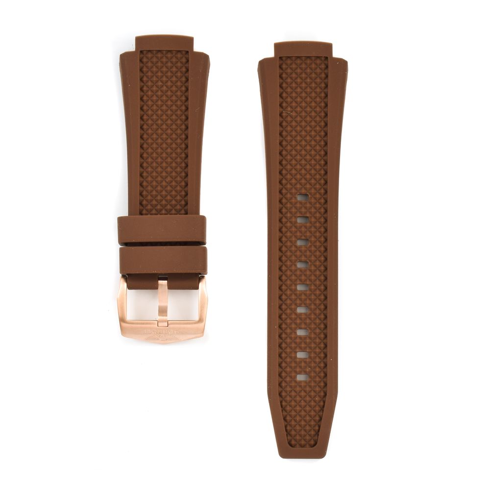 Ρολόι σιλικόνης Bobroff Brown