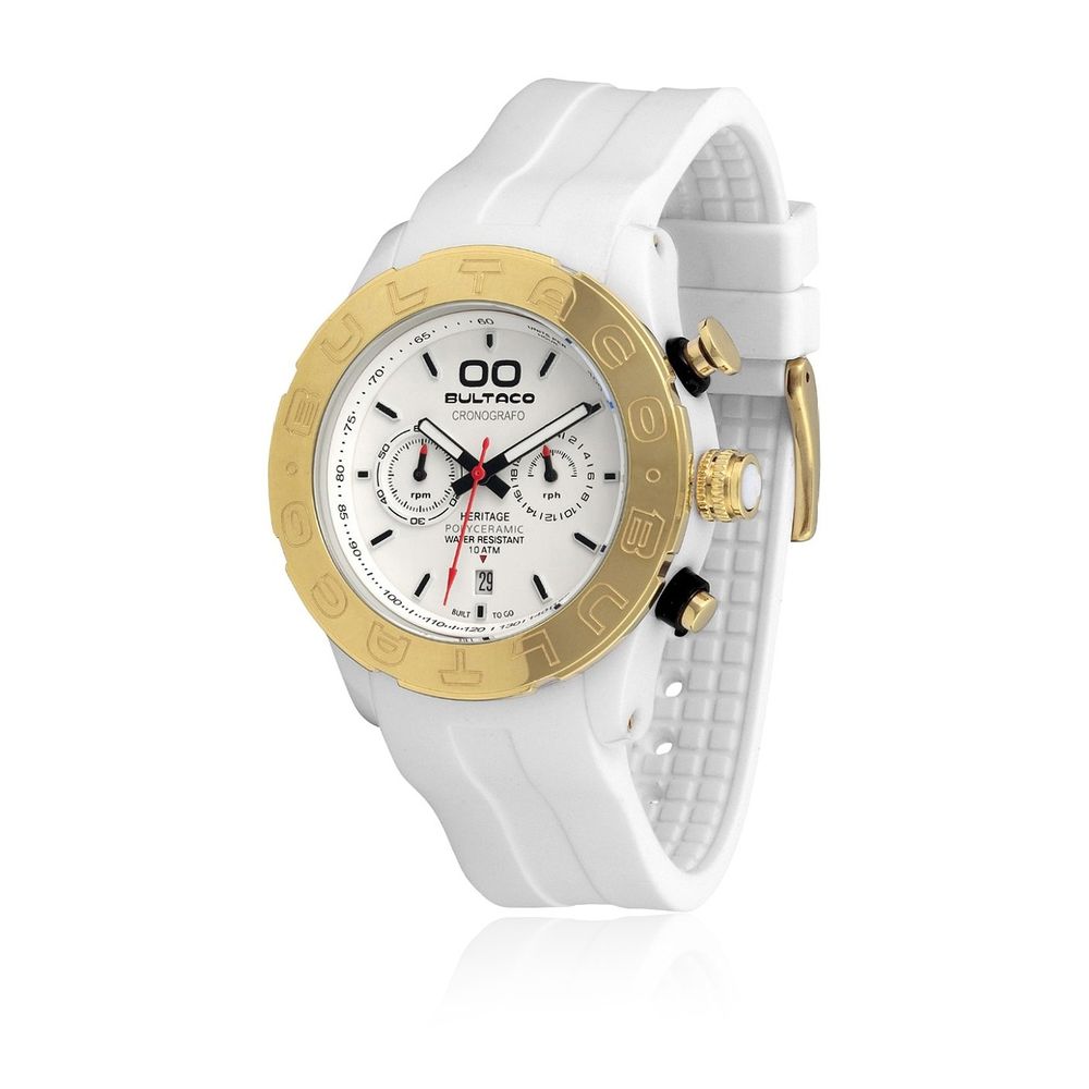 Ρολόι Bultaco White Rubber