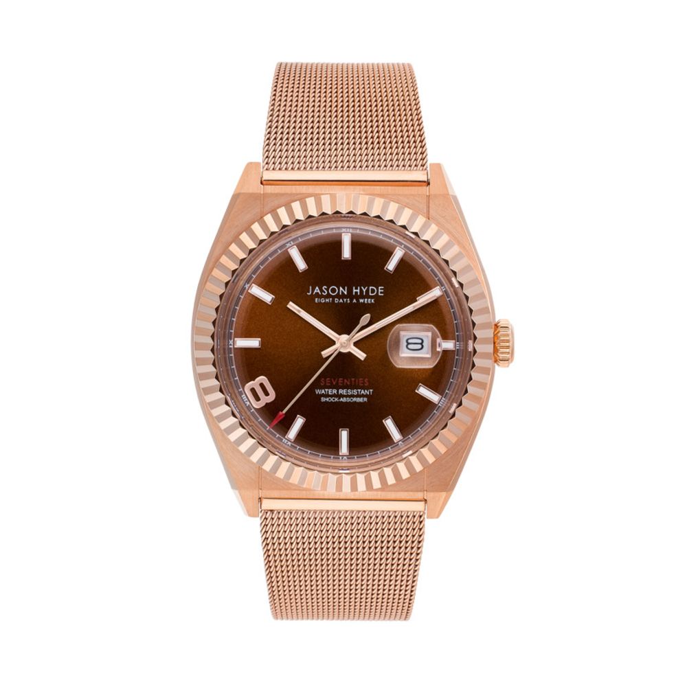 Ρολόι Jason Hyde Rose Gold Textile