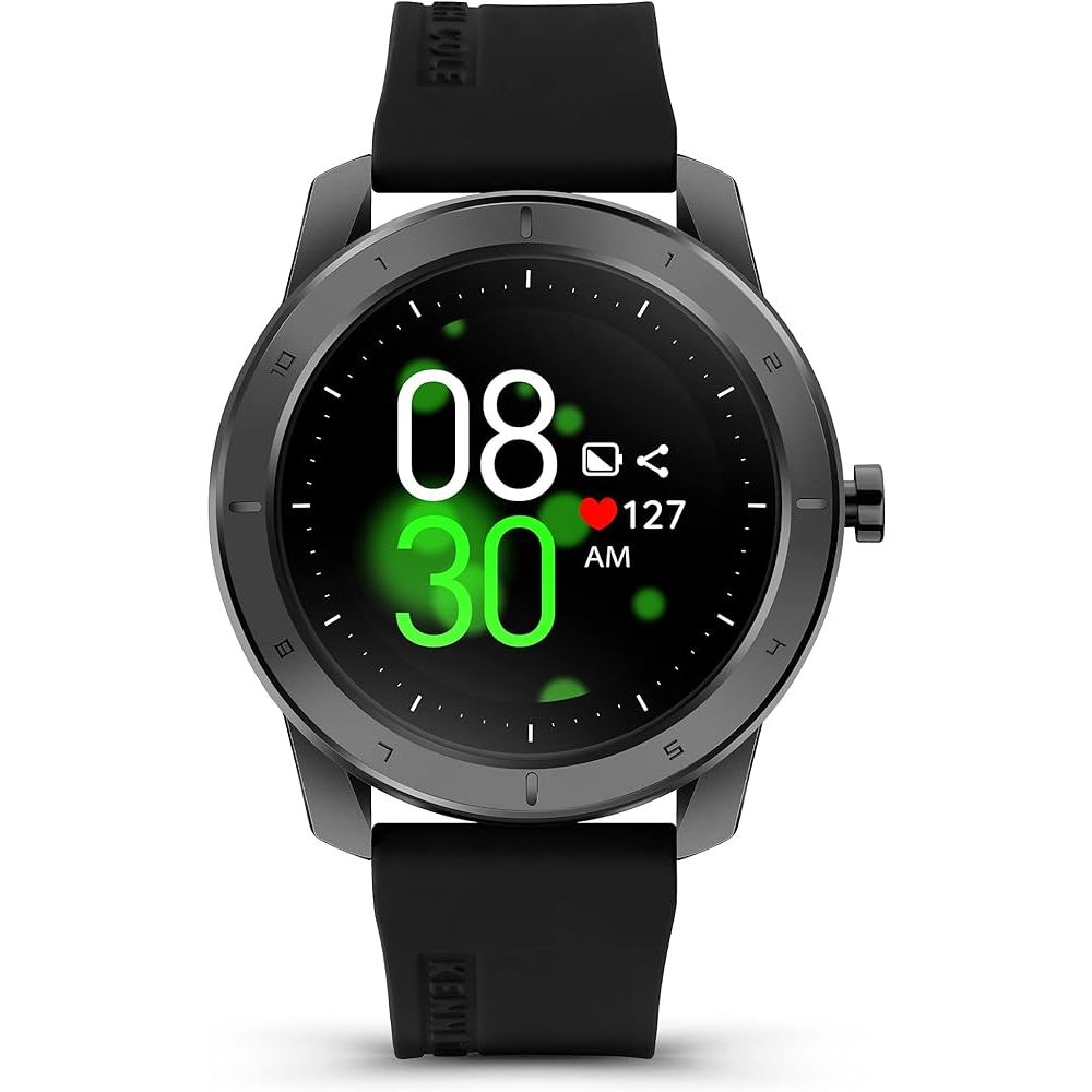 Kenneth Kole Black Silicone Watch