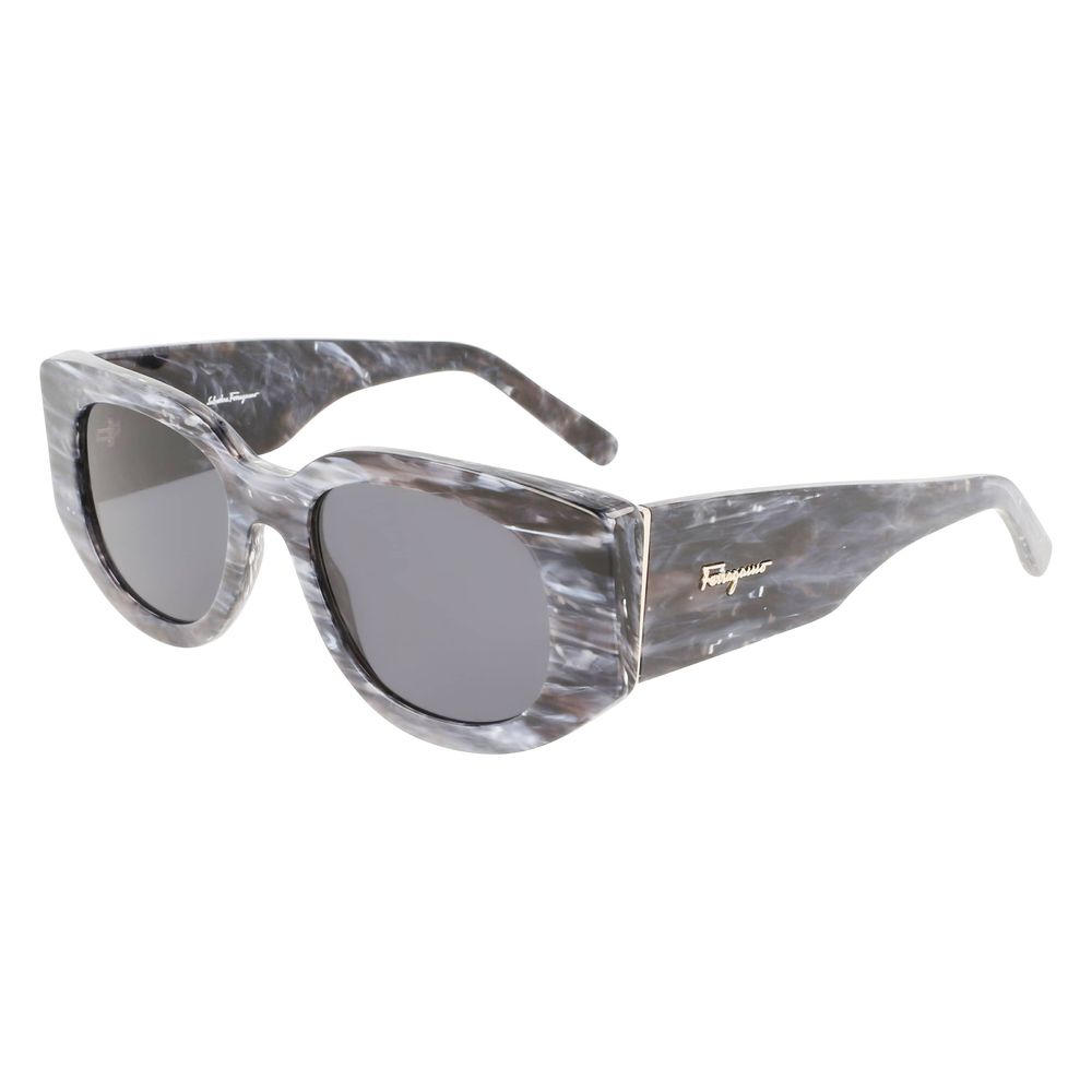 Ferragamo Gray Haircalf Sunglasses