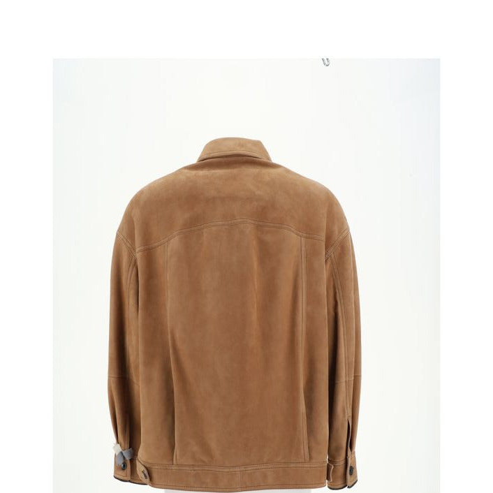 Brunello Cucinelli Suede leather Jacket