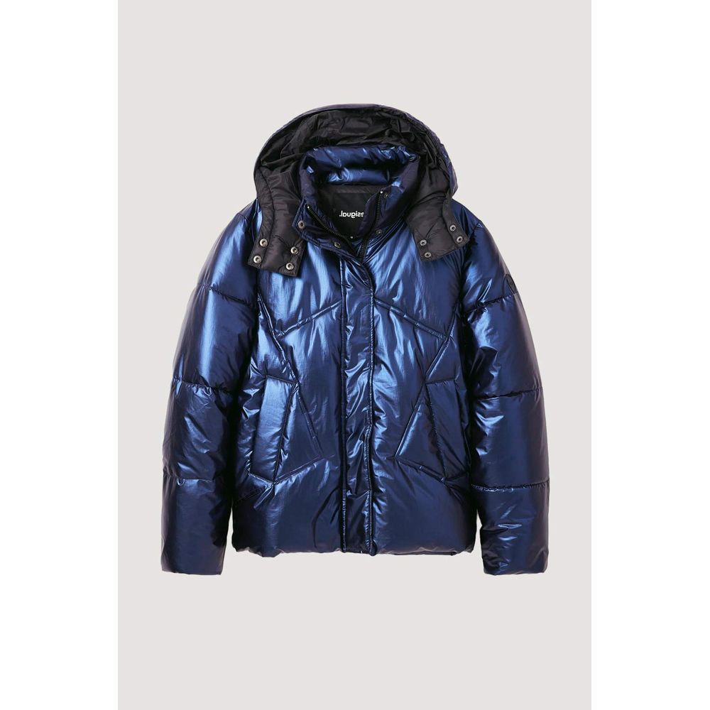 Μπουφάν &amp; Παλτό Desigual Blue Polyamide