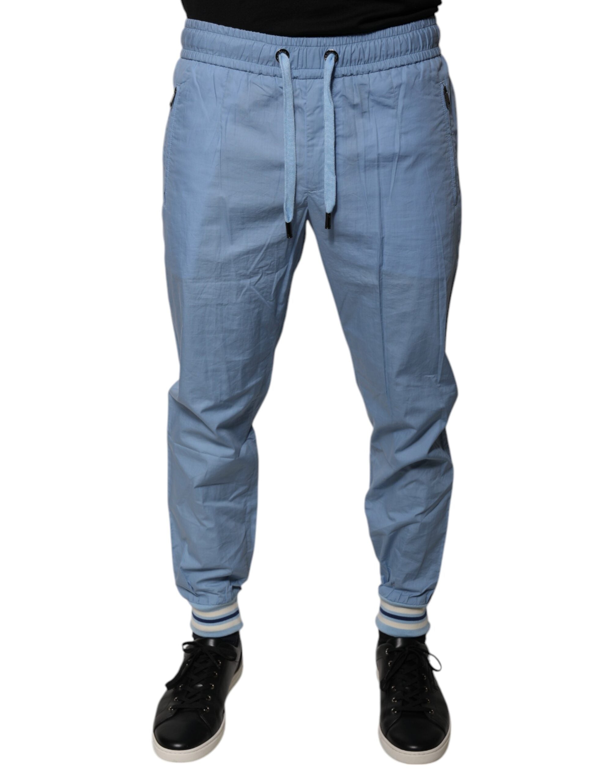 Παντελόνι φούτερ Dolce &amp; Gabbana Blue Cotton Jogger