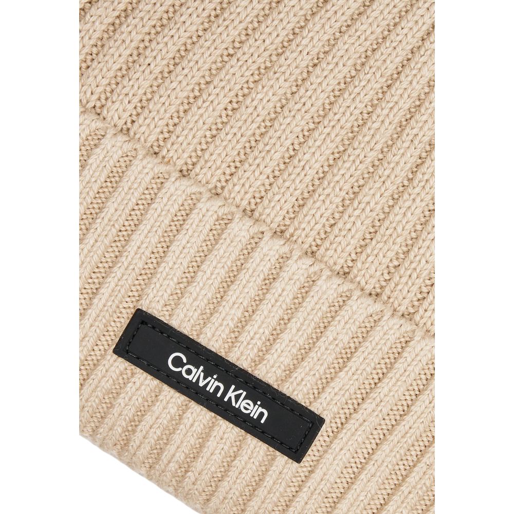 Calvin Klein Beige Καπέλα &amp; Καπέλα από βιολογικό βαμβάκι